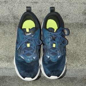 Saucony Blue and Neon Green Athletic Shoes